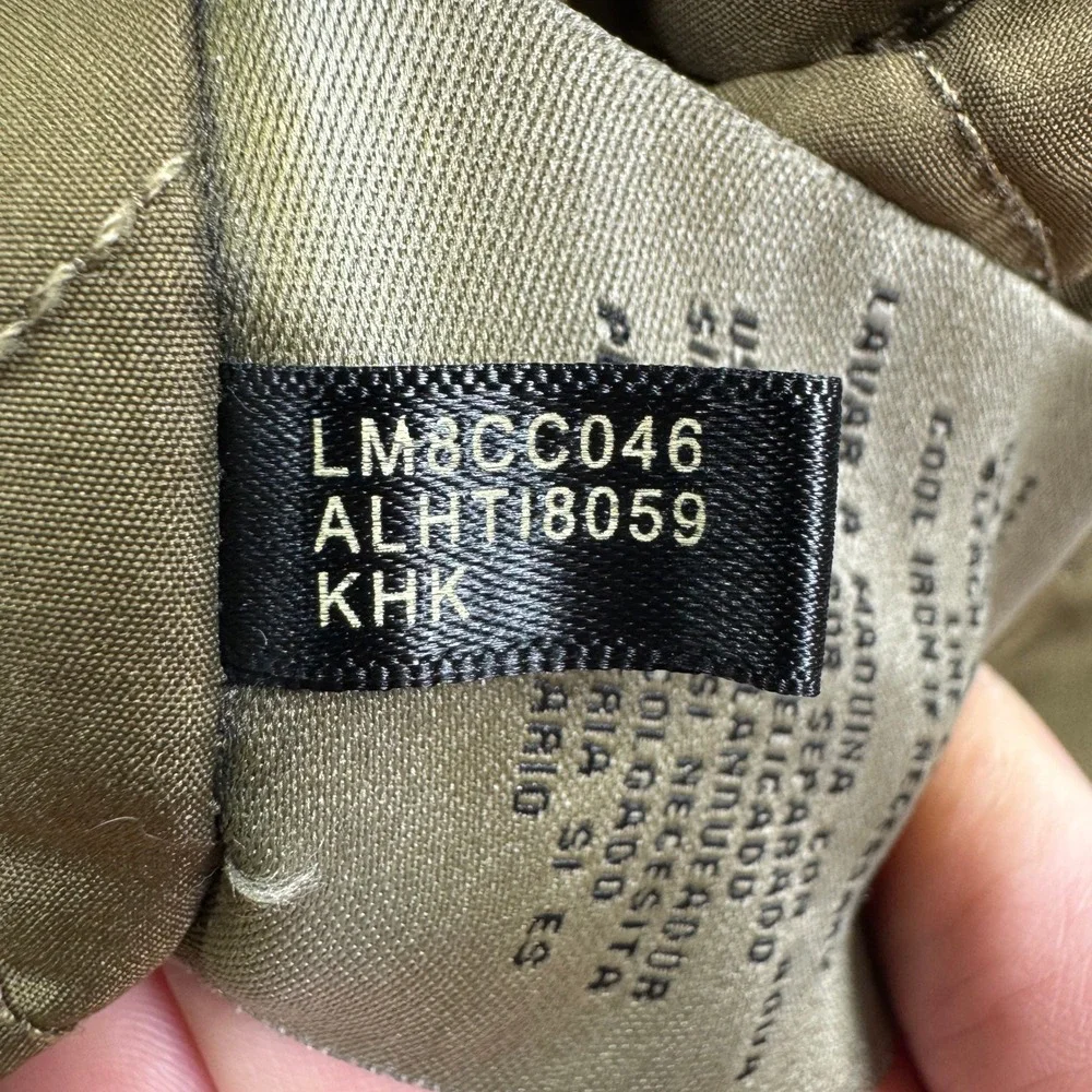 Levi's Men's Sherpa Collar Canvas Field Jacket Khaki XXL Quilted Lined Workwear